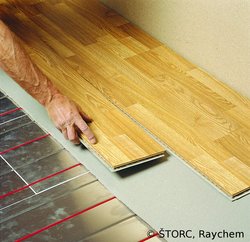 Skladba podlahy podlahové vytápění