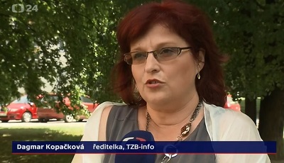 Ing. Dagmar Kopačková, Ph.D., ředitelka TZB-info pro Českou televizi