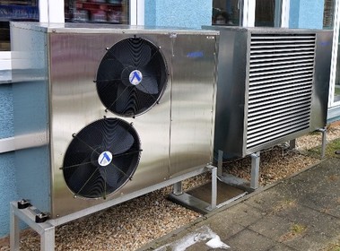 Obr. Významným zdrojem hluku v tepelném čerpadle je ventilátor. (Ilustrační obrázek: Tepelná čerpadla Acond)