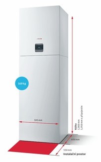 Obr. 2 Vnitn jednotka – hydraulick v GeniaSet vetn rozmr