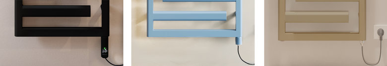 Modely topných tyčí Zehnder IHC, IHD a IHE