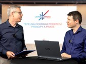 Petr Bohuslávek, TZB-info a Karel Sedláček, Saint-Gobain. Zdroj: estav.tv
