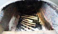 Obrázek 2a Způsob přikládky „Zápal dolů 1“