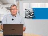 Ing. Lukáš Janík z ebm - papst CZ představuje novou generaci ventilátorů RadiPac. Zdroj: estav.tv