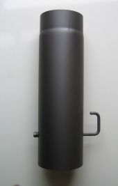 Kouov trubka s klapkou dlky 0,5m o prmru 130 mm barvy antracit.