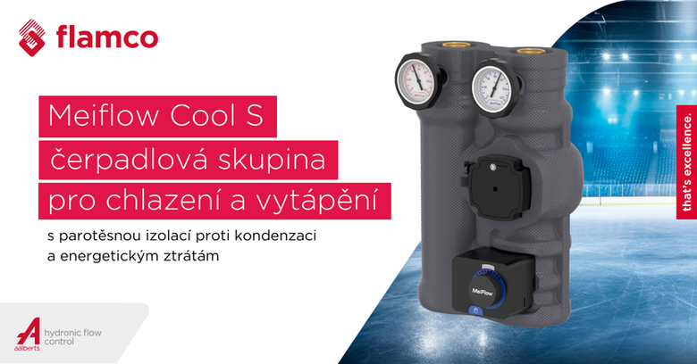 Meiflow Cool S: nová čerpadlová skupina pro aplikace chlazení a vytápění