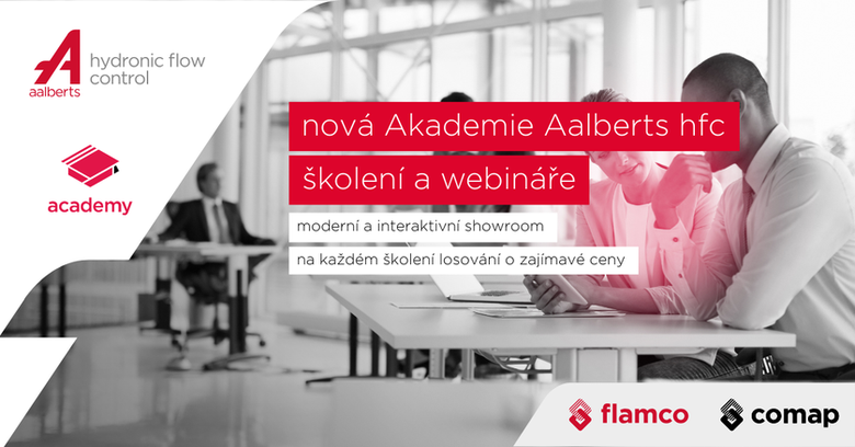 Nová moderní školicí akademie společnosti Aalberts hfc - prezenční školení i webináře