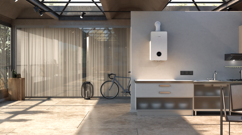 Bosch Condens 9800i W: plynové kondenzační kotle s modulací 1:10 připravené na přimíchávání 20 % vodíku