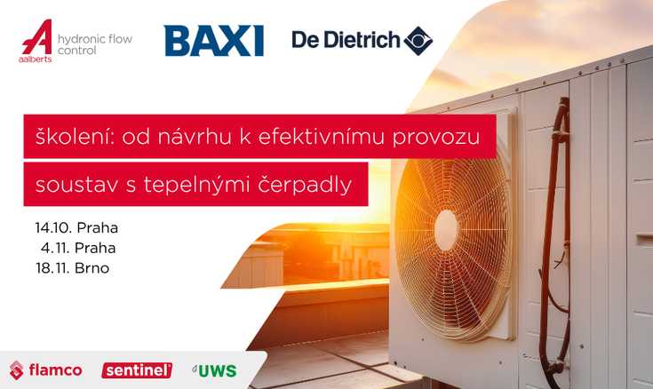 Aalberts a BAXI: Od návrhu k efektivnímu provozu soustav s tepelnými čerpadly